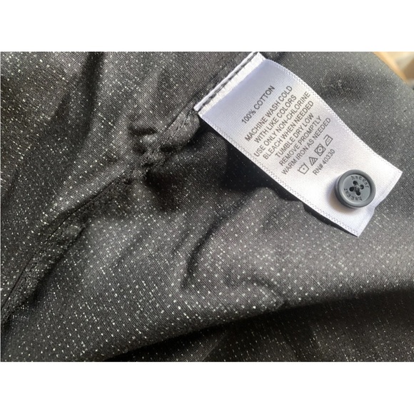 ▶️ Haggar Men's black Short Sleeve Print Button Down 437967v Sz Small new! - Picture 6 of 7